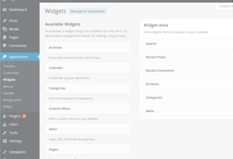 Wordpress - Come aggiungere un nuovo widget